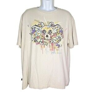 MARC ECKO Men's Short Sleeve Skull With Snakes T-Shirt 2XL        T8
